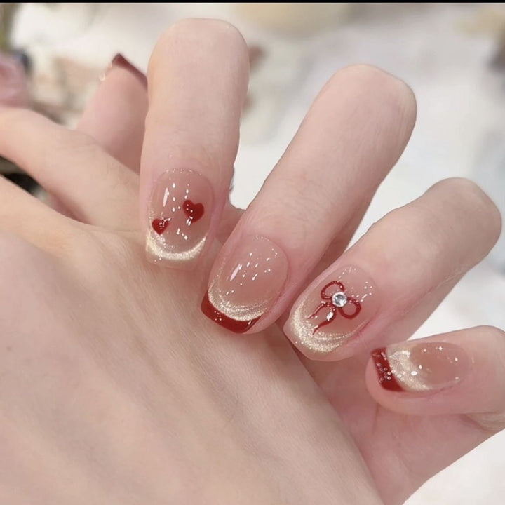 Whimsical Character-Designed Press-On Nail Art Kalsten