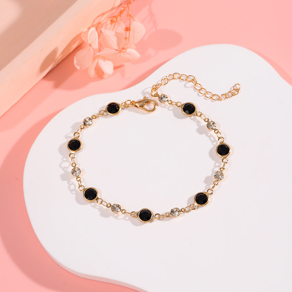 Elegant Crystal Adorned Bracelet Kalsten