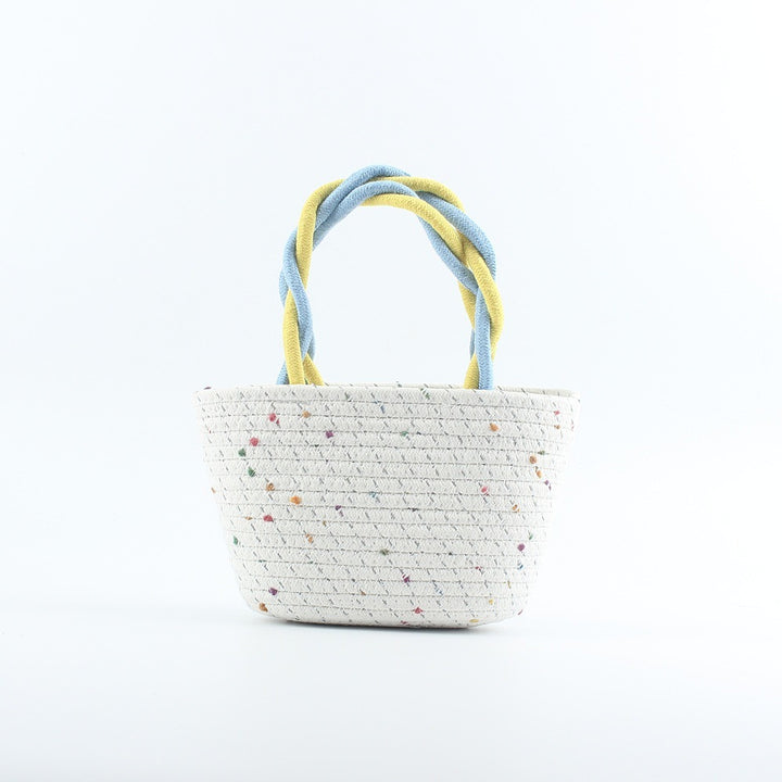 Fashionable straw bag with colorful accents Kalsten