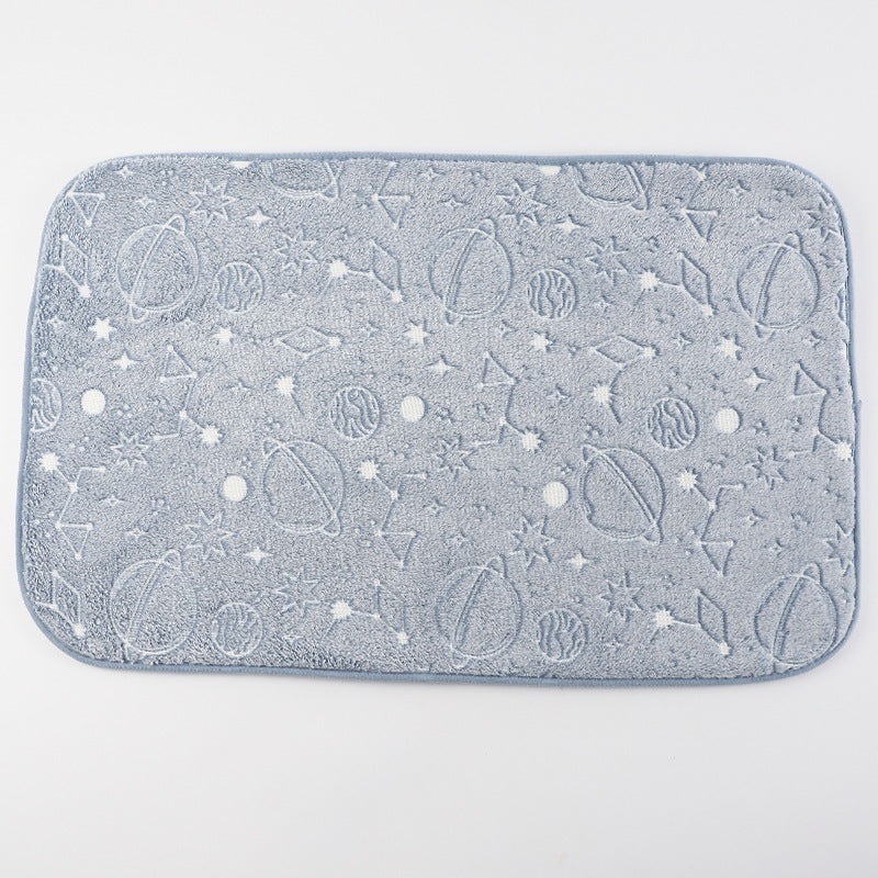 Plush Decorative Bath Mat