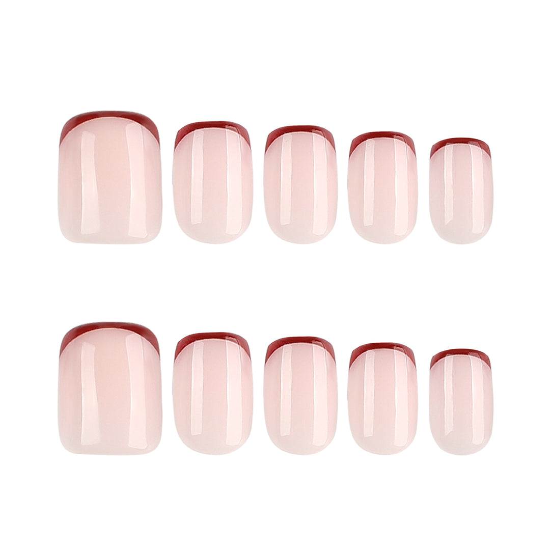 Elegant and stylish nail art with narrow colored accents Kalsten