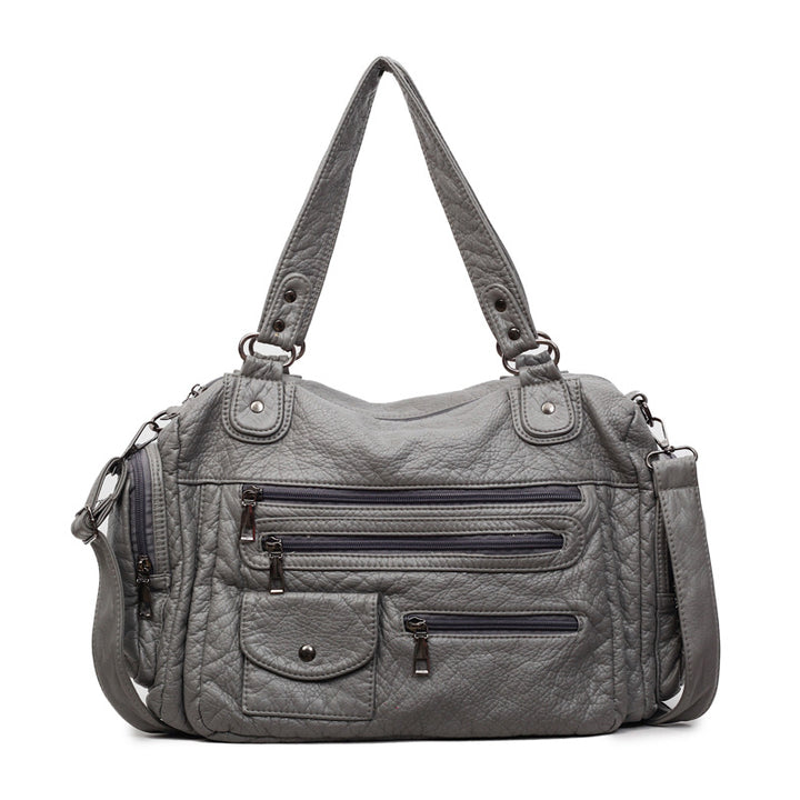 Multi-Zippered Handbag