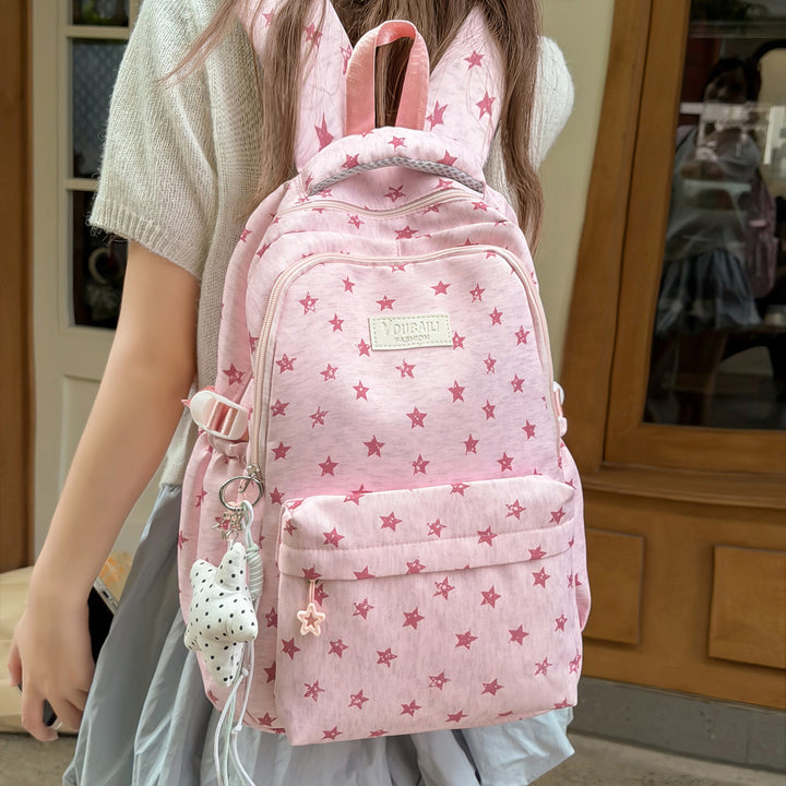 Fun Star-Printed School Backpack Kalsten