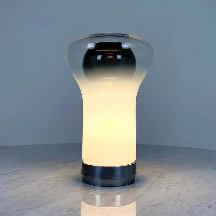 Elegant Glass Table Lamp with Unique Design