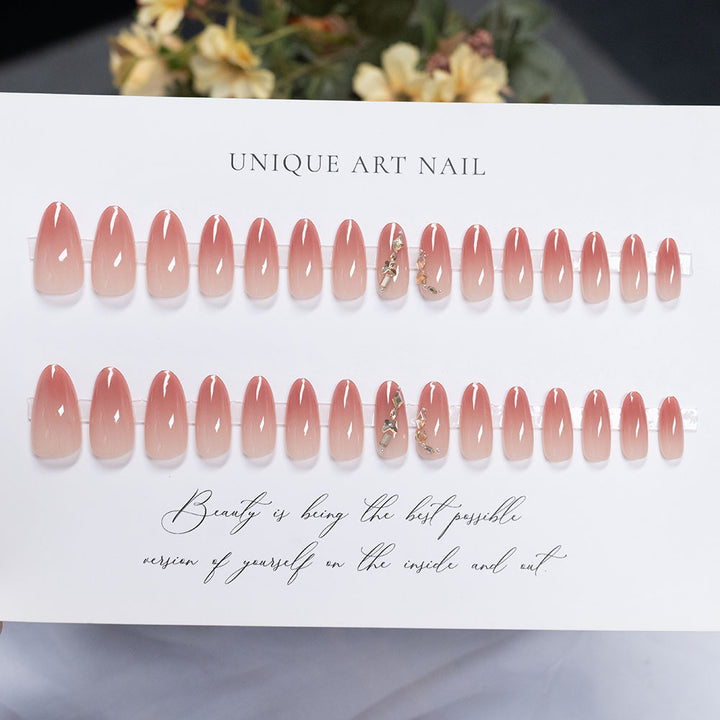 Decorative Floral Press-On Nails