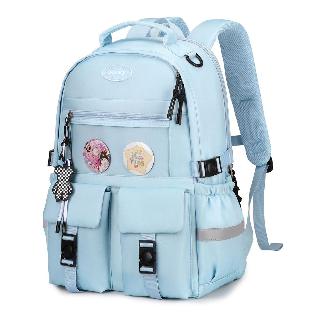 Versatile Cartoon-Embellished Casual Backpack Kalsten