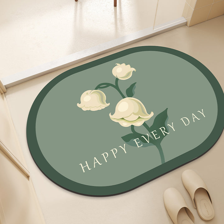 Floral-Designed Comfort Mat Kalsten
