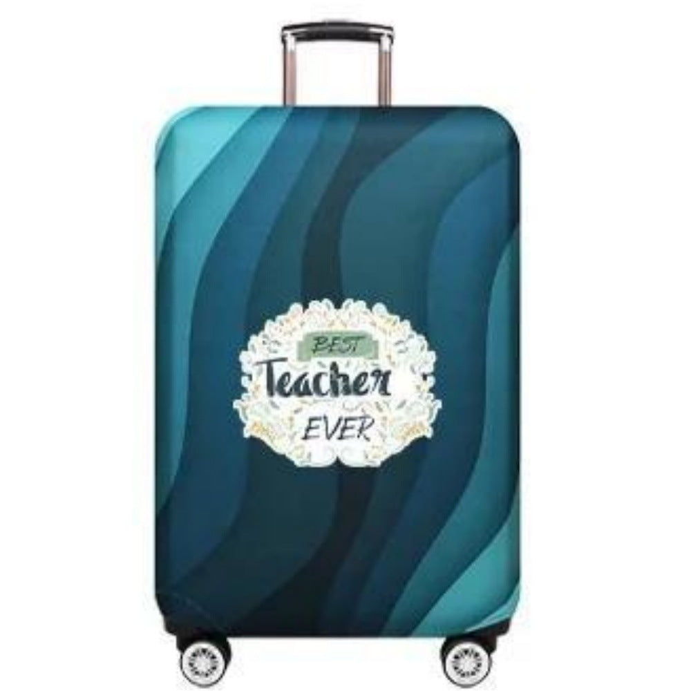 Women's Hard Shell Suitcase with Creative Teacher Design Kalsten