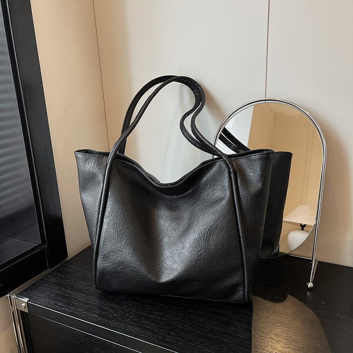 Stylish Vegan Leather Tote Bag