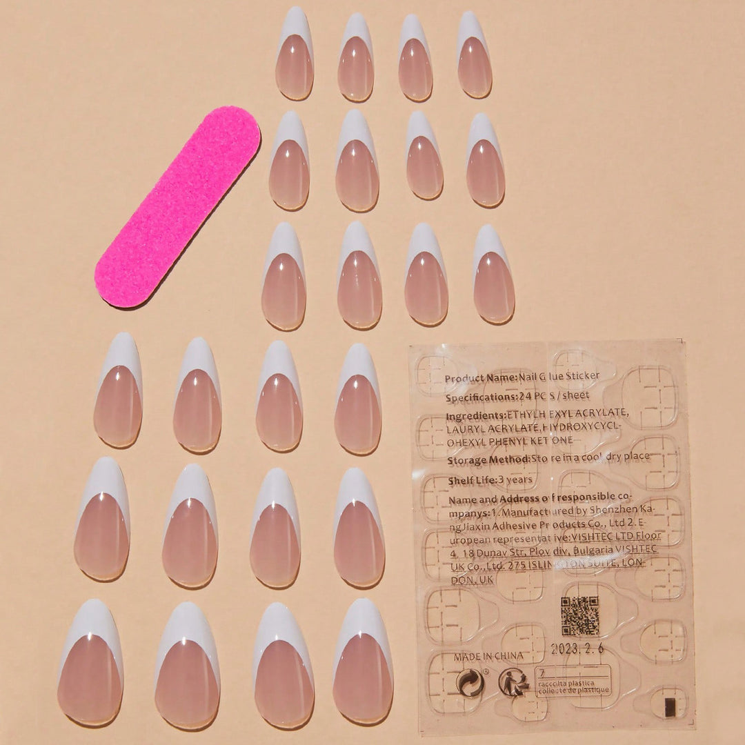 Artificial nail set with elegant pointed shapes Kalsten