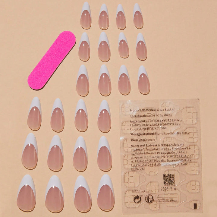 Artificial nail set with elegant pointed shapes Kalsten