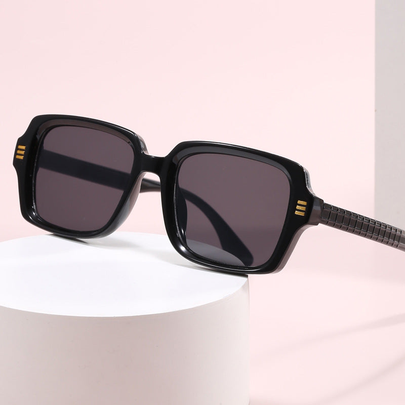 Women's fashionable square sunglasses with textured frame Kalsten