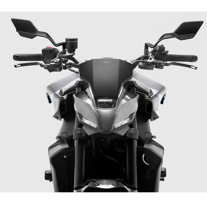 Motorcycle rearview mirror with modern, aerodynamic design Kalsten