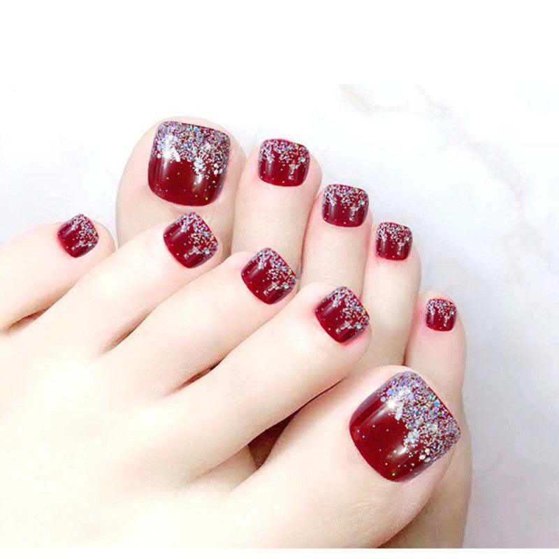 Decorative Crystal-Embellished Press-On Nails Kalsten