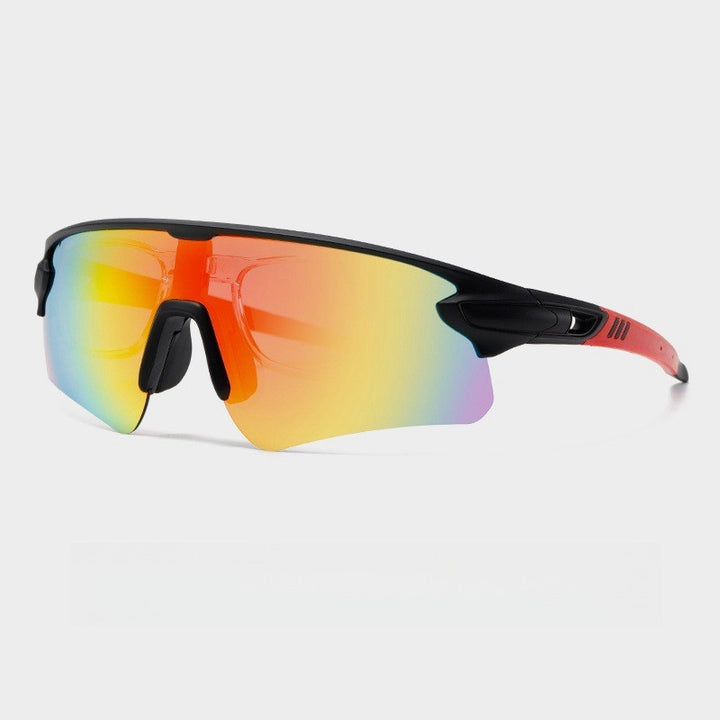 Unisex sporty high-performance sunglasses with aerodynamic design and adjustable nose pad Kalsten