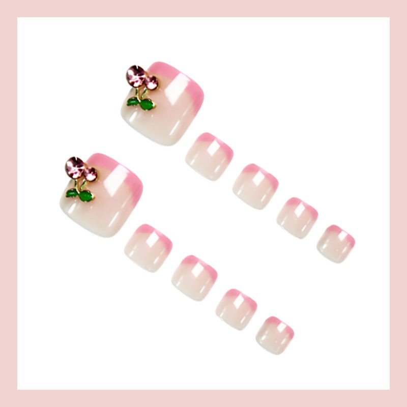 Nail art set with elegant flower decorations Kalsten