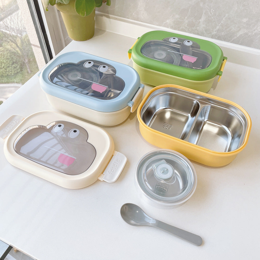 Playful Multi-Compartment Bento Lunch Box