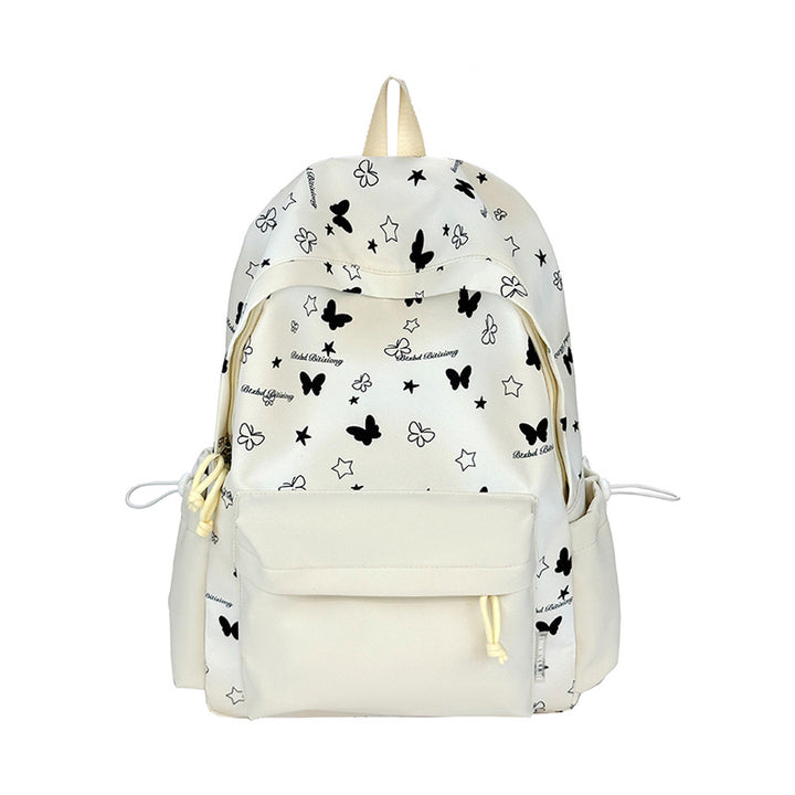 Leisure Backpack with Floral Appliqués Kalsten