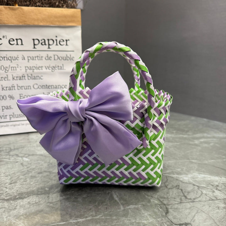 Handcrafted basket bag in stylish design Kalsten