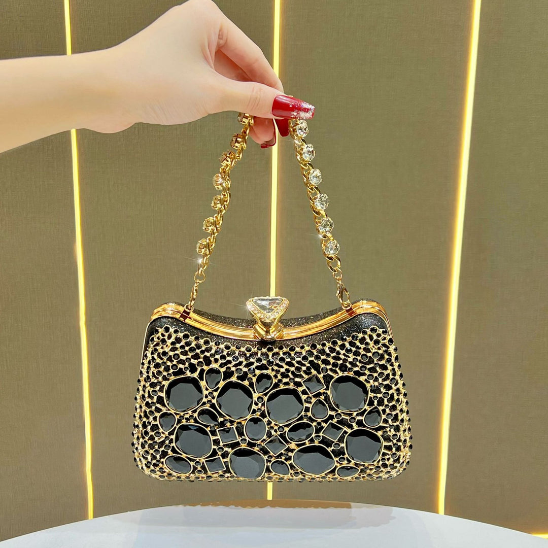 Opulent Bejeweled Evening Clutch