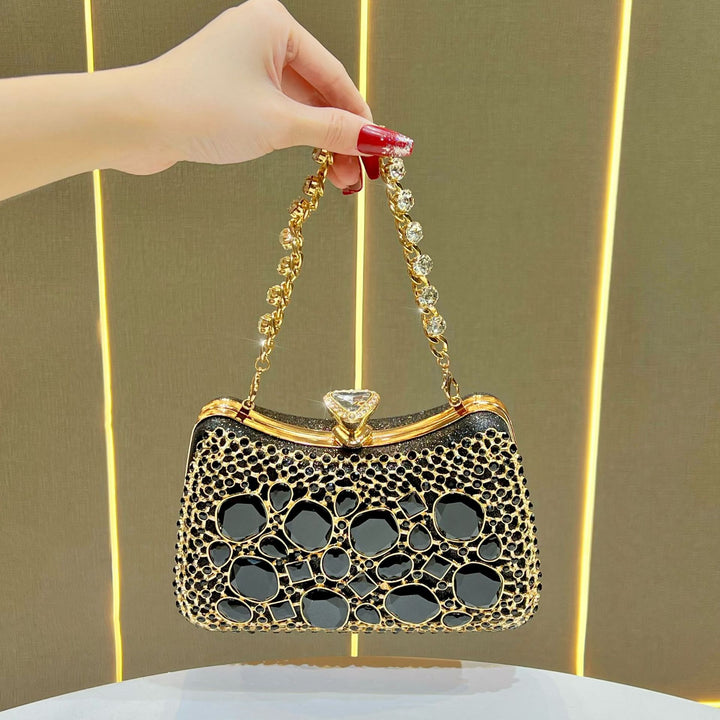 Opulent Bejeweled Evening Clutch