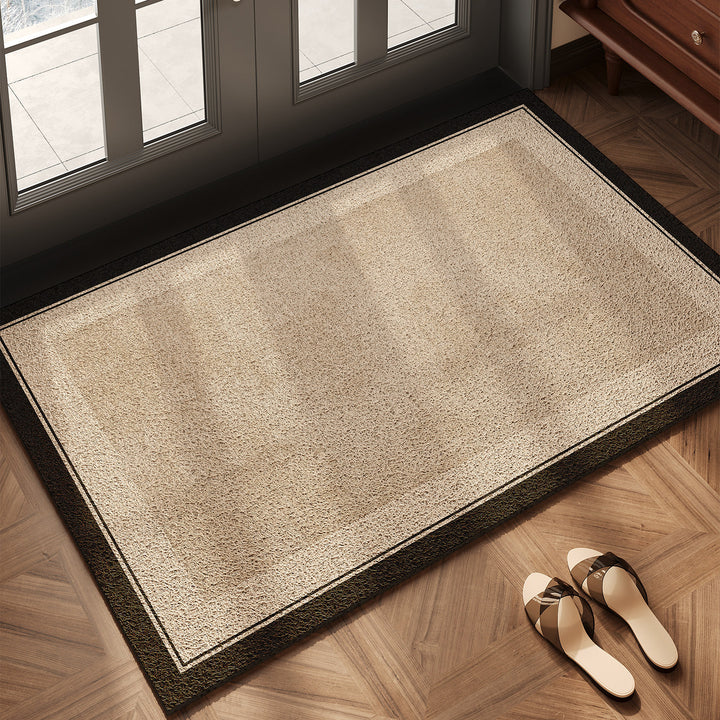 Elegant Herringbone Design Entryway Mat for Home
