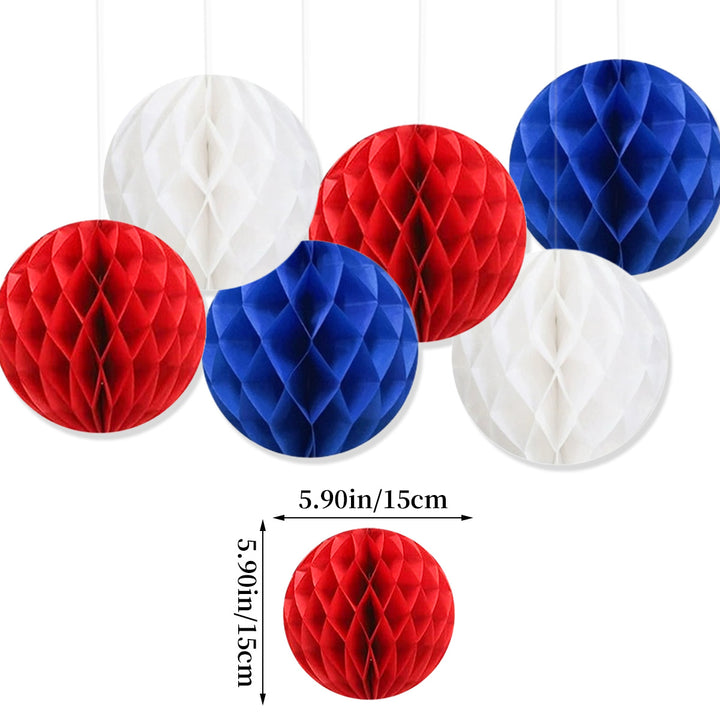 Unisex decorative honeycomb paper balls for hanging medium-sized made of foldable paper Kalsten