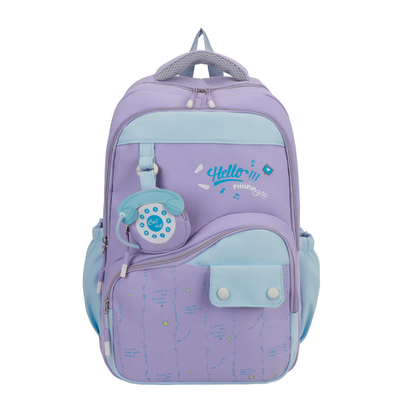 Whimsical Printed Backpack Kalsten