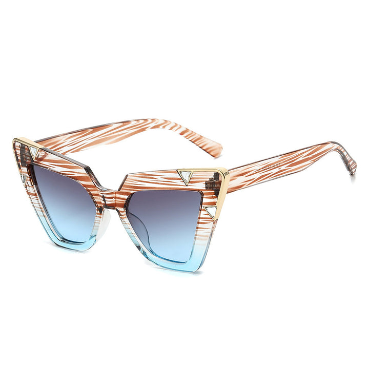 Statement Cat-Eye Sunglasses with Decorative Accents Kalsten