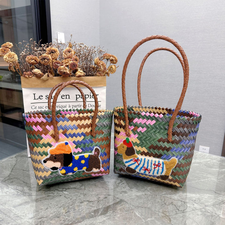 Playful Bast Handbag Kalsten