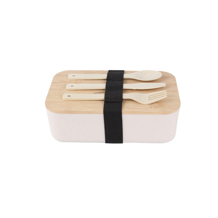 Eco-Friendly Bento Storage Box with Utensils