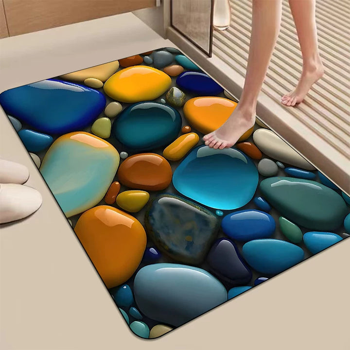Colorful Abstract Area Mat