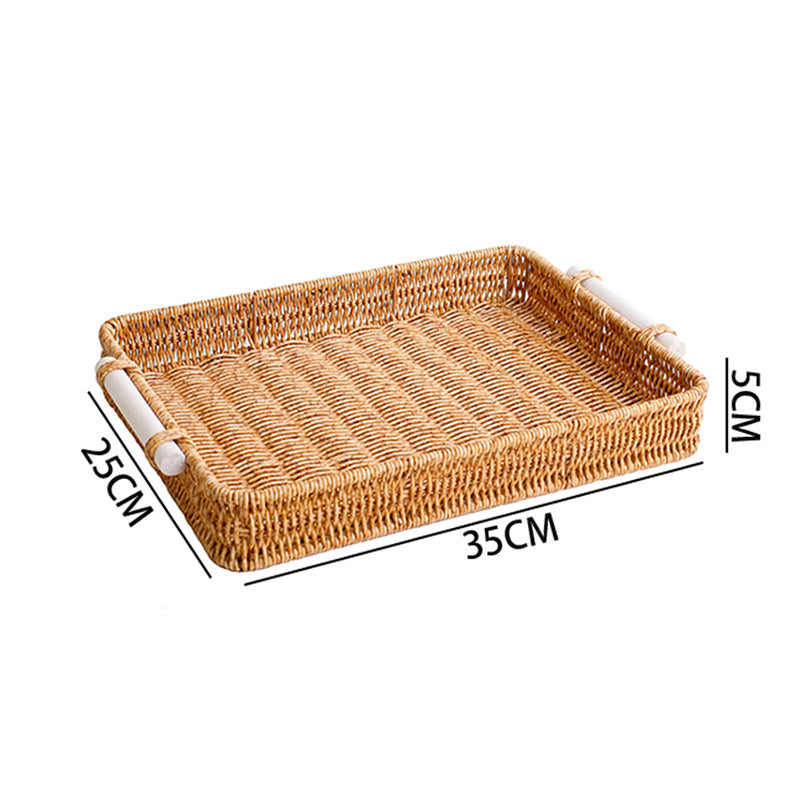 Handcrafted Woven Serving Tray Kalsten