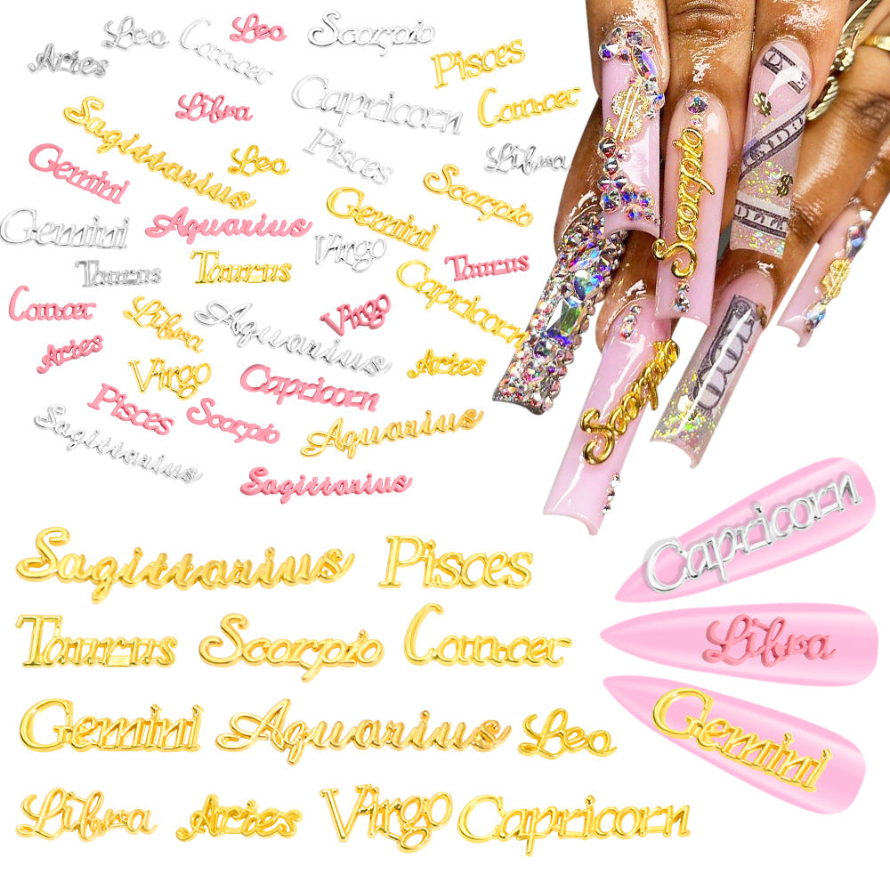 Zodiac Nail Art Charms