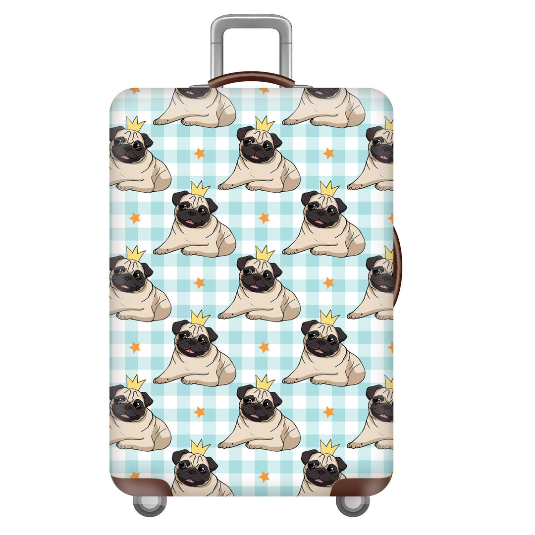 Unisex hard-shell suitcase with funny monster design Kalsten