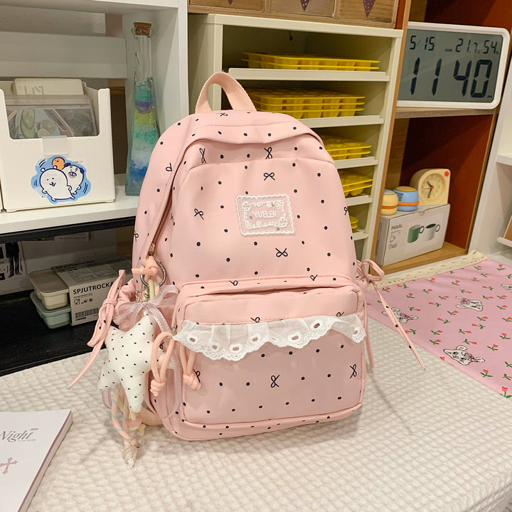 Adorable Polka Dot Backpack Kalsten