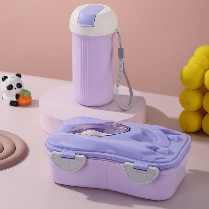 Stylish Insulated Water Bottle and Food Storage Box Set