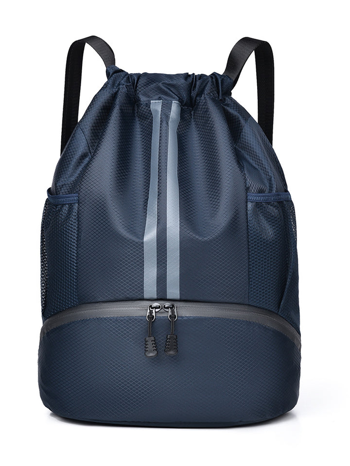 Sporty training backpack with breathable mesh sides and elastic drawstring Kalsten