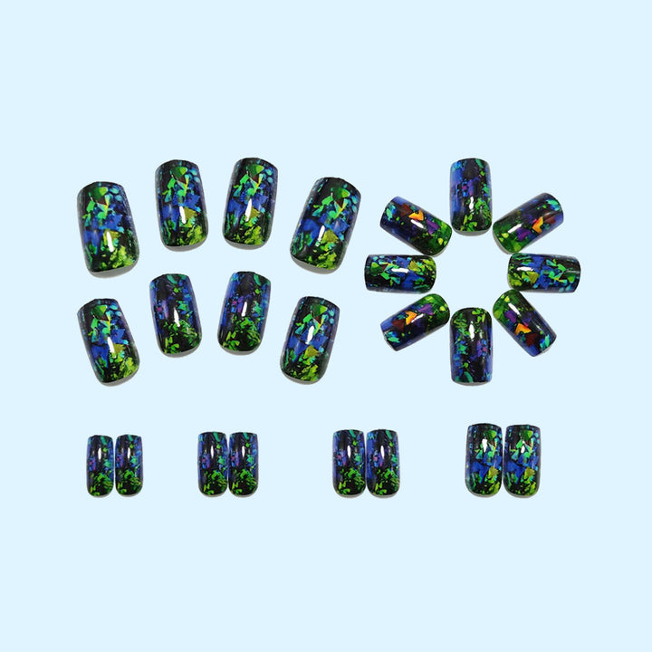Glamorous artificial nails with color change effect Kalsten
