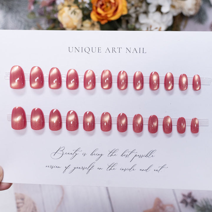 Stylish Ombre Glitter Press-On Nails
