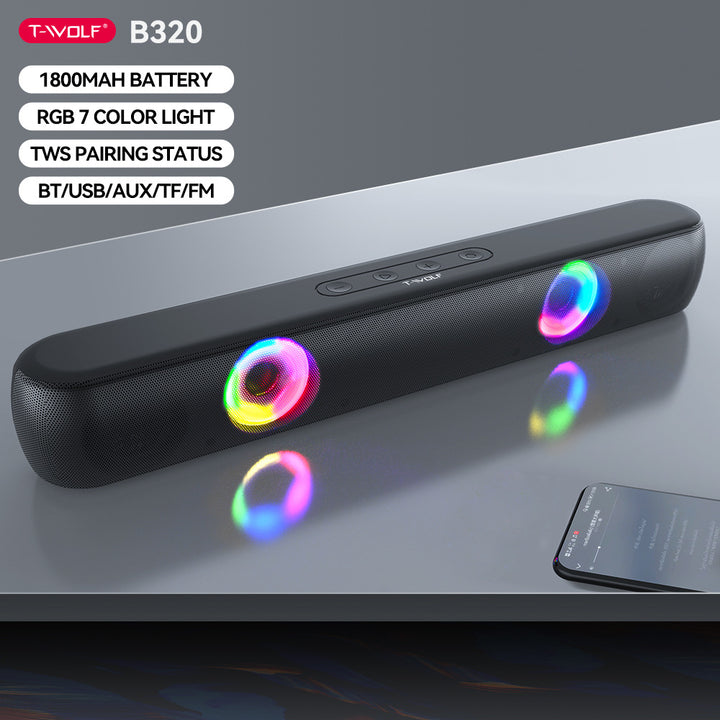 Bluetooth Speaker with RGB Lighting Kalsten