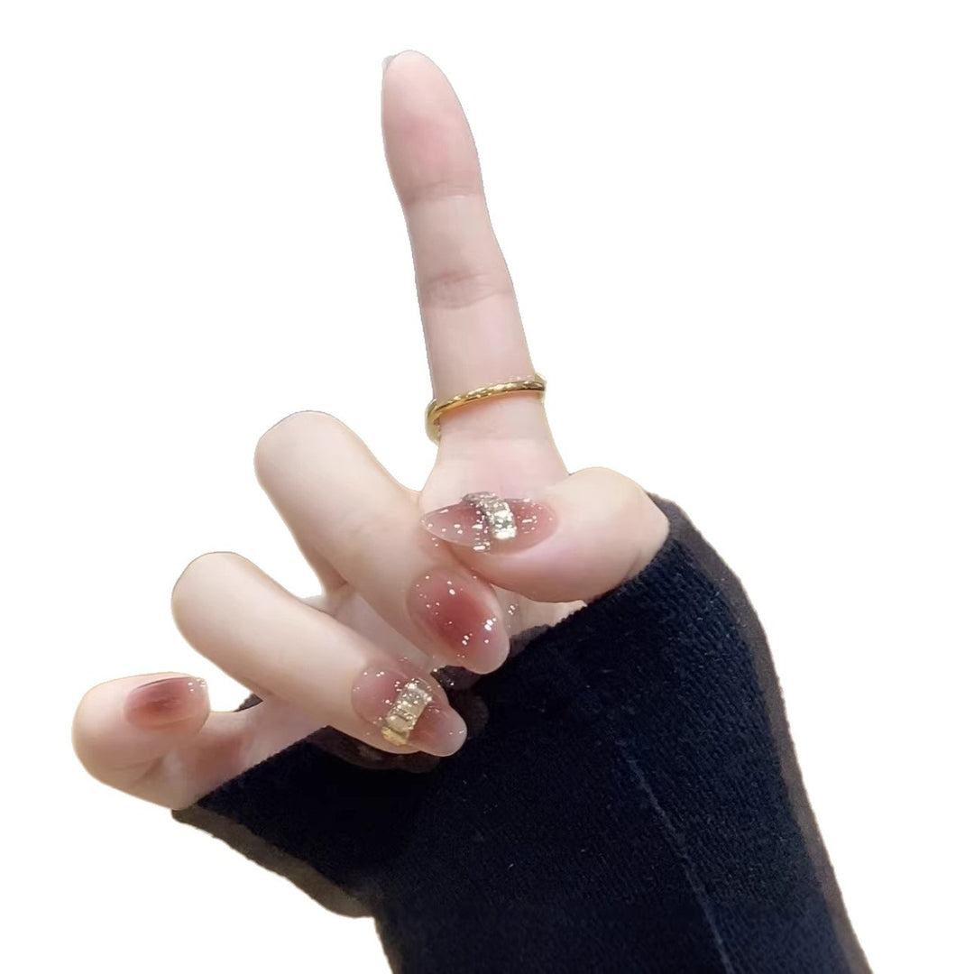 Luxury Decorative Press-On Nail Set Kalsten