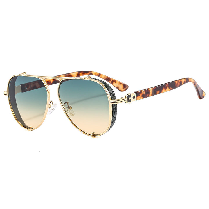 Women Luxurious Retro Sunglasses with Ornate Decorations Kalsten