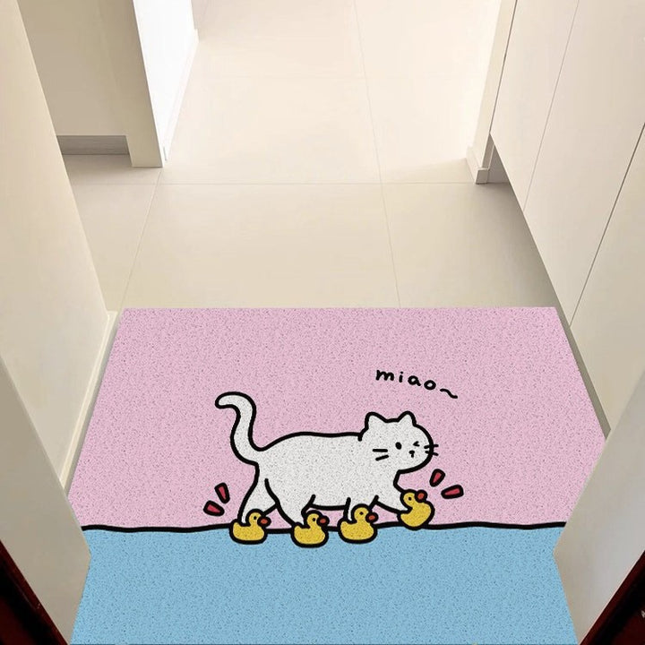 Cartoon-Themed Welcome Mat Kalsten