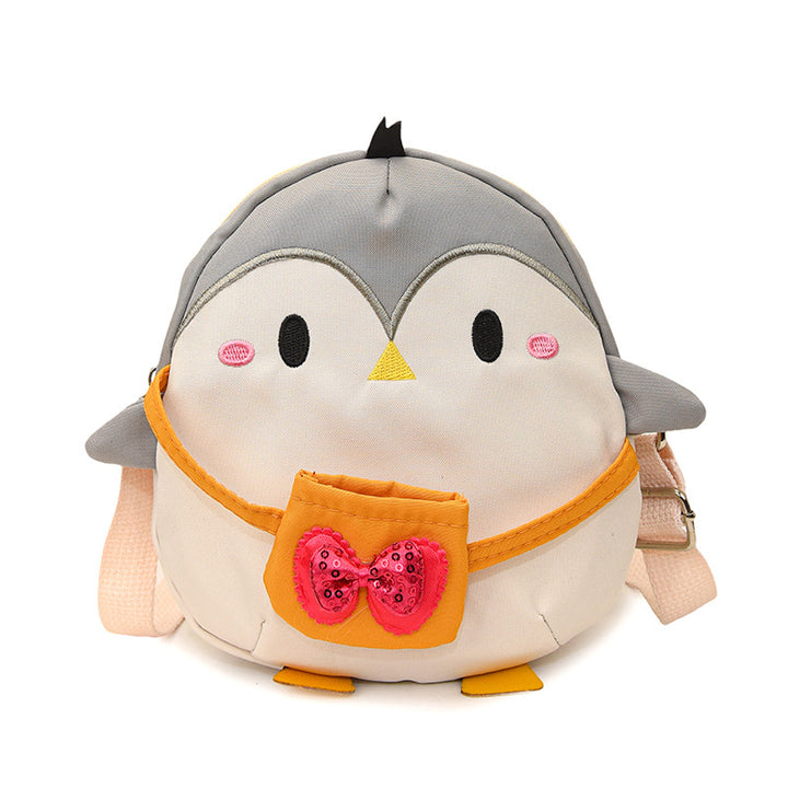 Plush children's backpack in cute penguin design Kalsten
