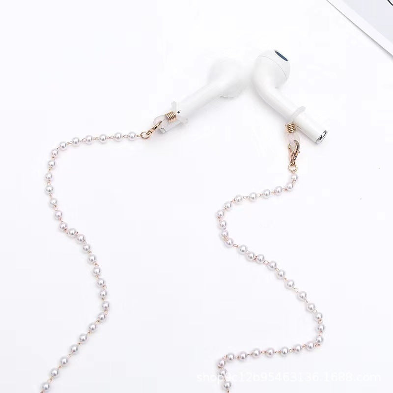 Beaded Eyewear Chain with Secure Fastening Kalsten