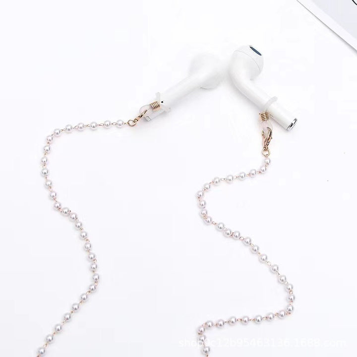 Beaded Eyewear Chain with Secure Fastening Kalsten