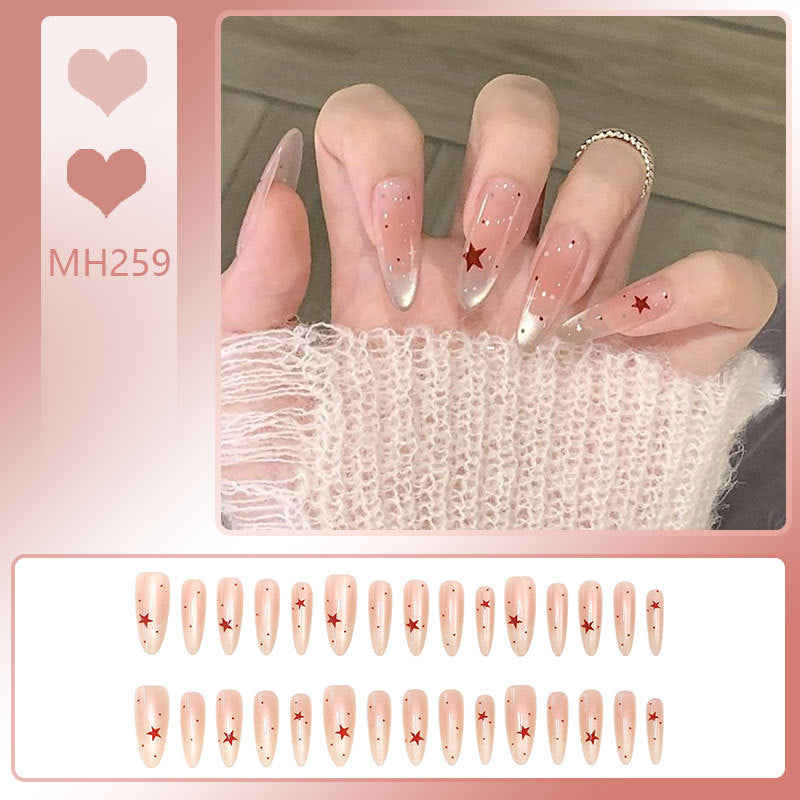 Gradient Glitter Press-On Nails