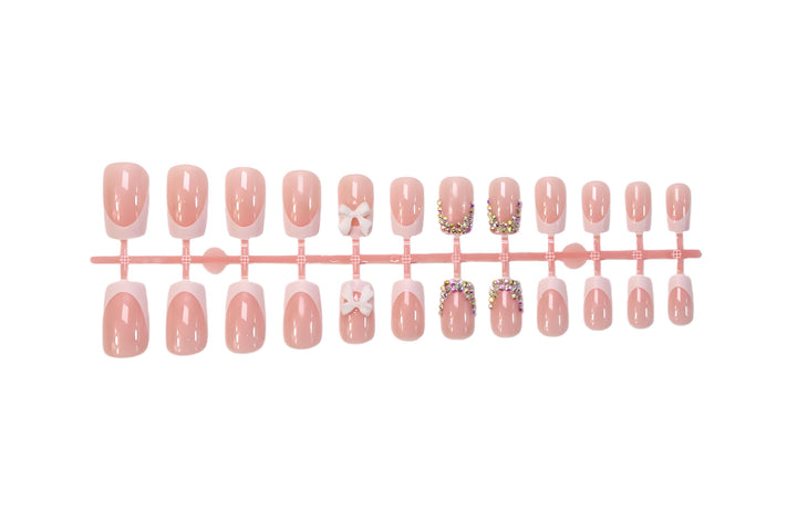 Artificial Nail Set with Glamorous Embellishments Kalsten