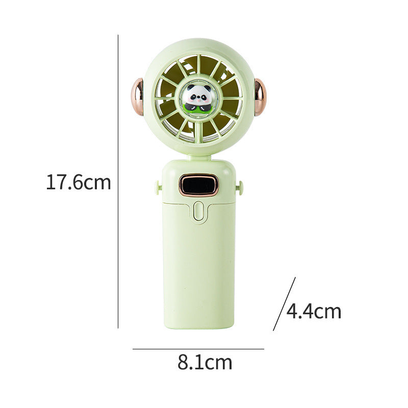 Women Portable Mini Hand Fan with Cute Panda Design Kalsten